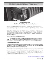 Preview for 15 page of JBL VerTec DP Series Product User Manual