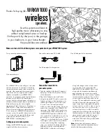 JBL WRKW1000 Owner'S Manual preview