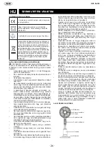 Предварительный просмотр 26 страницы JBM 54125 Instruction Manual