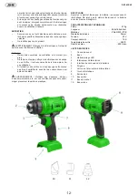 Предварительный просмотр 12 страницы JBM 60042 Instruction Manual