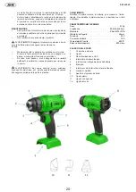 Предварительный просмотр 20 страницы JBM 60042 Instruction Manual