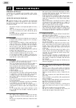 Предварительный просмотр 22 страницы JBM 60042 Instruction Manual