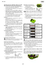 Предварительный просмотр 29 страницы JBM 60042 Instruction Manual