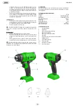 Предварительный просмотр 32 страницы JBM 60042 Instruction Manual