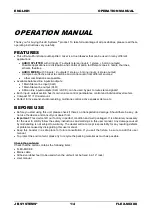 Preview for 3 page of JBS FLEX-MIX 88 Operation Manual