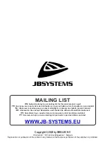 Preview for 8 page of JBS FLEX-MIX 88 Operation Manual