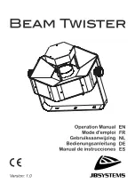 JBSYSTEMS Light Beam Twister Operation Manual предпросмотр