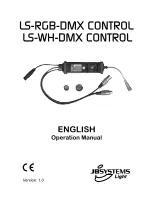 JBSYSTEMS Light LS-RGB-DMX CONTROL - V1.0 Manual preview