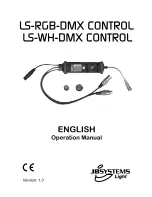 JBSYSTEMS Light LS-RGB-DMX CONTROL Manual preview