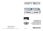 Preview for 1 page of JBSYSTEMS Light MPT200 Operation Manual