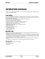 Предварительный просмотр 3 страницы JBSYSTEMS Light PSA-8 Operation Manual