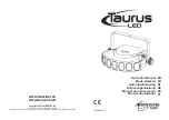 Предварительный просмотр 1 страницы JBSYSTEMS Light Taurus LED Operation Manual