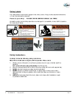 Предварительный просмотр 5 страницы JBT Fresh'n Squeeze Citrus Juicer Operators & Service Manual