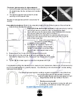 Предварительный просмотр 2 страницы JC HUMMINGBIRD Metal Tabletop Arch Assembly Instructions