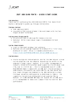 JCAT FEMTO Quick Start Manual preview