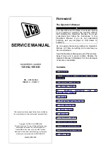 Preview for 1 page of jcb 135 HD Service Manual