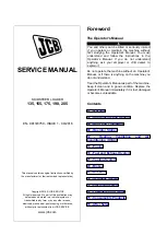 jcb 135 Service Manual preview