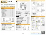 Preview for 1 page of jcb 19C-1E Quick Reference Manual