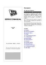 Preview for 1 page of jcb 1THT Service Manual