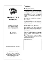 Preview for 3 page of jcb 2069289 Operator'S Manual