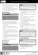 Preview for 16 page of jcb 20BLDD Instructions & User'S Manual