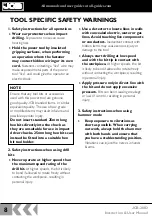 Предварительный просмотр 8 страницы jcb 20ID Instructions & User'S Manual