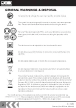 Предварительный просмотр 2 страницы jcb 21-18AG Instructions & User'S Manual