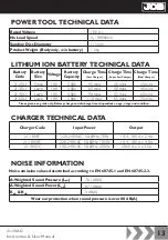 Предварительный просмотр 13 страницы jcb 21-18AG Instructions & User'S Manual