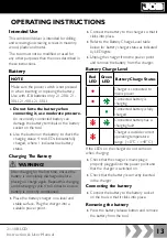 Preview for 13 page of jcb 21-18BLCD Instructions & User'S Manual