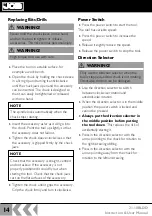 Предварительный просмотр 14 страницы jcb 21-18BLDD Instructions & User'S Manual