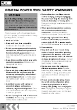 Предварительный просмотр 4 страницы jcb 21-18CD Instructions & User'S Manual