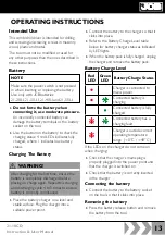 Предварительный просмотр 13 страницы jcb 21-18CD Instructions & User'S Manual