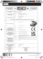 Предварительный просмотр 22 страницы jcb 21-18CS Instructions & User'S Manual