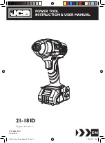 jcb 21-18ID Instructions & User'S Manual preview