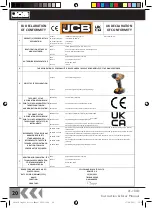 Preview for 20 page of jcb 21-18ID Instructions & User'S Manual