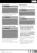 Предварительный просмотр 11 страницы jcb 21-18IL Instructions & User'S Manual