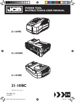 Предварительный просмотр 1 страницы jcb 21-18VFC Original Instructions Manual