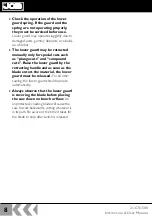 Предварительный просмотр 8 страницы jcb 21-CS1500 Instructions & User'S Manual