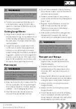 Preview for 15 page of jcb 21-CS1500 Instructions & User'S Manual