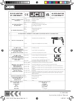 Preview for 16 page of jcb 21-RH1050 Instructions & User'S Manual