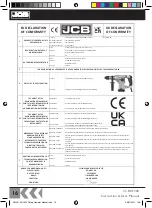 Preview for 16 page of jcb 21-RH1500 Instructions & User'S Manual