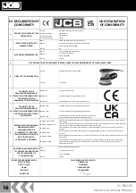 Preview for 16 page of jcb 21-RO125 Original Instructions Manual