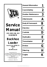 Предварительный просмотр 2 страницы jcb 2CX Service Manual