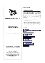 Предварительный просмотр 1 страницы jcb 30PLUS Service Manual