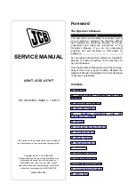 Preview for 1 page of jcb 411HT Service Manual