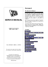 Preview for 1 page of jcb 45Z-1 Service Manual