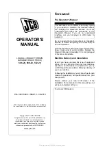 Preview for 2 page of jcb 506-23 Operator'S Manual