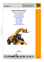 Предварительный просмотр 3 страницы jcb 535-125 Hi Viz Service Manual