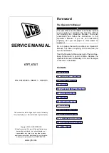 jcb 6TFT Operator'S Manual preview