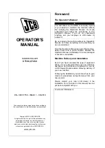Preview for 3 page of jcb CT160 Operator'S Manual